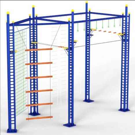 极限高空六面体拓展训练器材